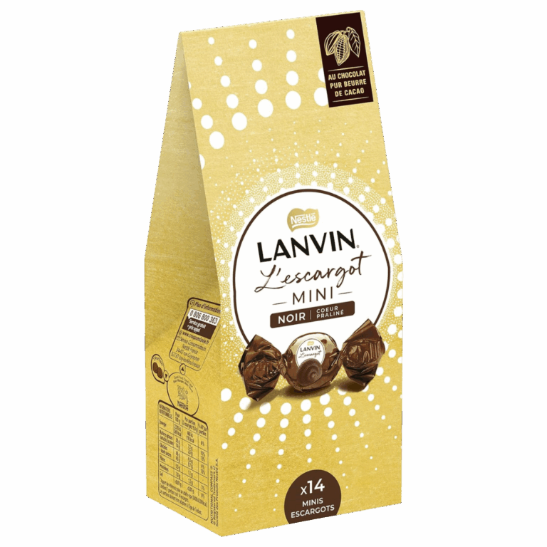 NESTLE LANVIN ESCARGOTS MINI CHOCOLAT NOIR 140G