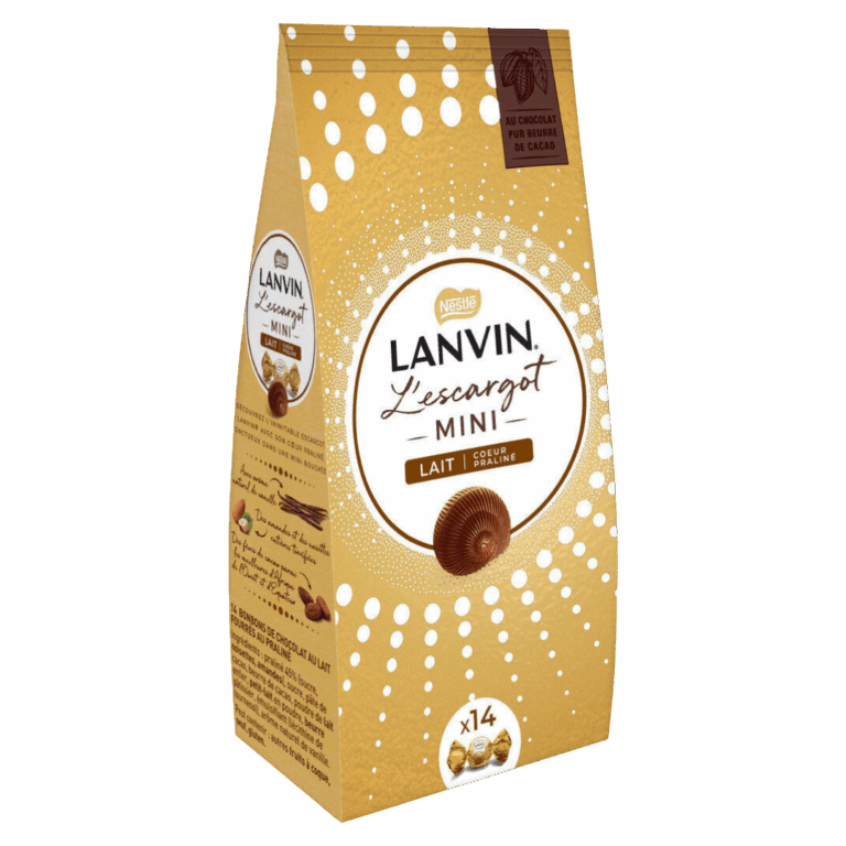 NESTLE LANVIN ESCARGOTS MINI CHOCOLAT AU LAIT 140G