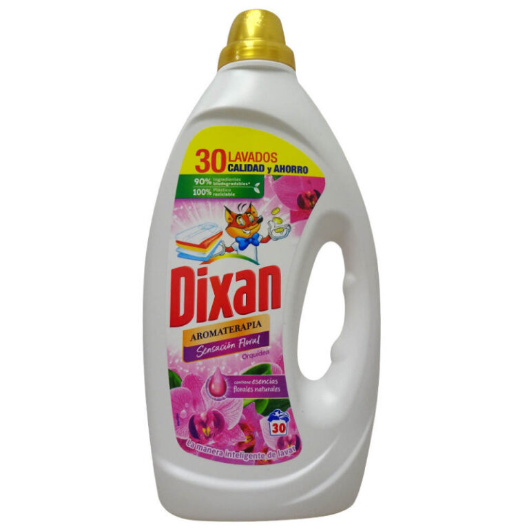 DIXAN DETERGENTE LÍQUIDO AROMATERAPIA ORQUÍDEA 30 DOSIS