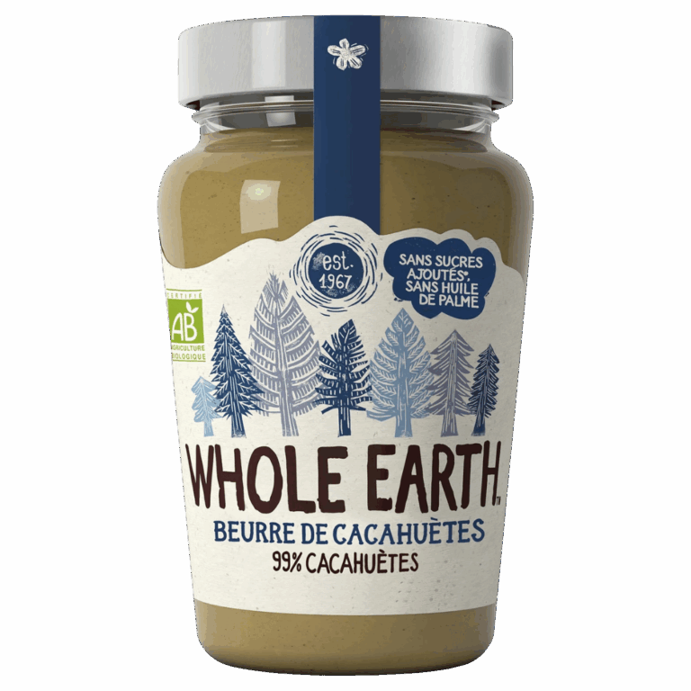 WHOLE EARTH BEURRE DE CACAHUÈTES BIO 340G