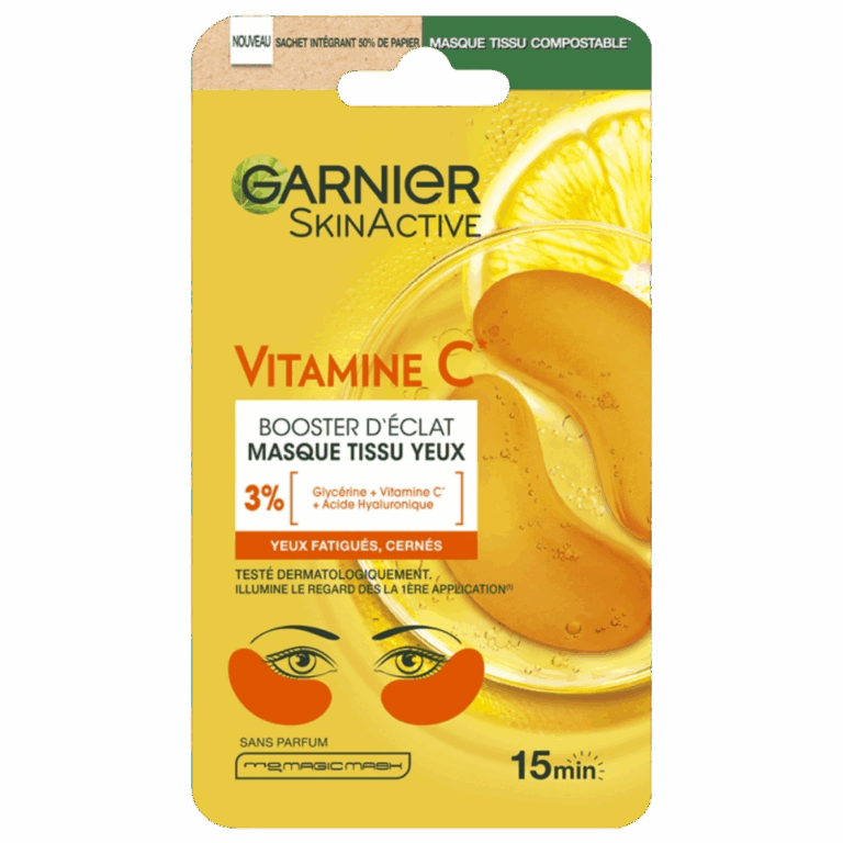 GARNIER MASQUE YEUX EN TISSU ANTI-FATIGUE