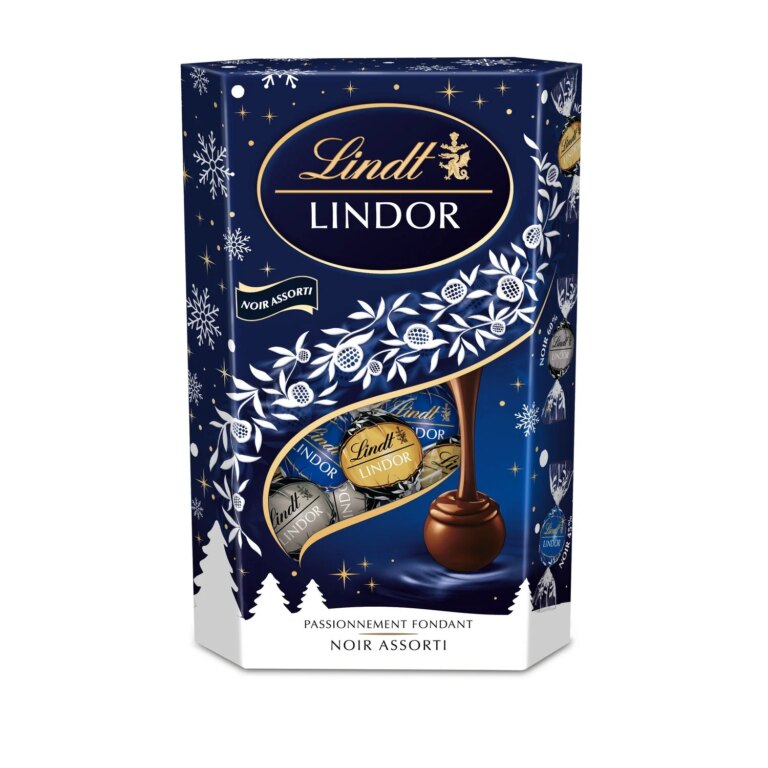 LINDT LINDOR CORNET ASSORTIS DE CHOCOLATS 337G