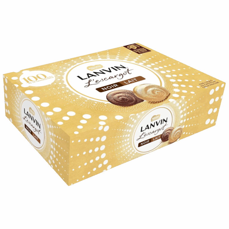 NESTLE LANVIN ESCARGOTS CHOCOLAT AU LAIT ET NOIR 362G