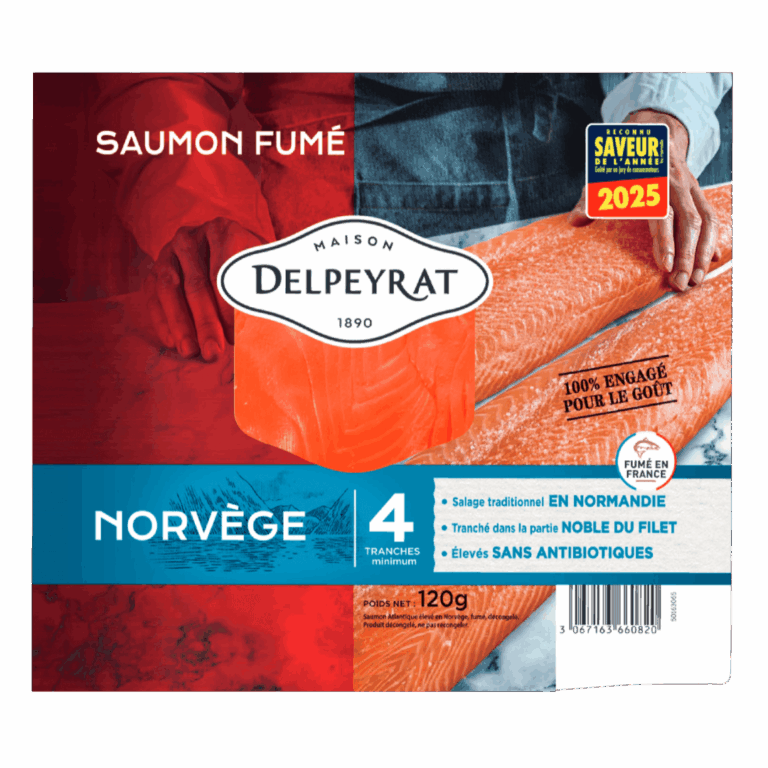 DELPEYRAT SAUMON FUMÉ FICELLE NORVÈGE 4TR 160G