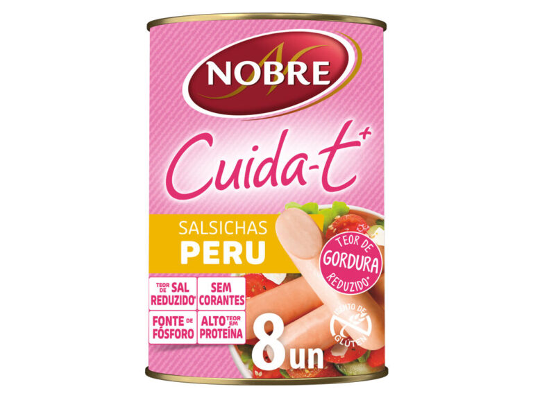NOBRE SALSICHAS PERU LATA 8UN 350G