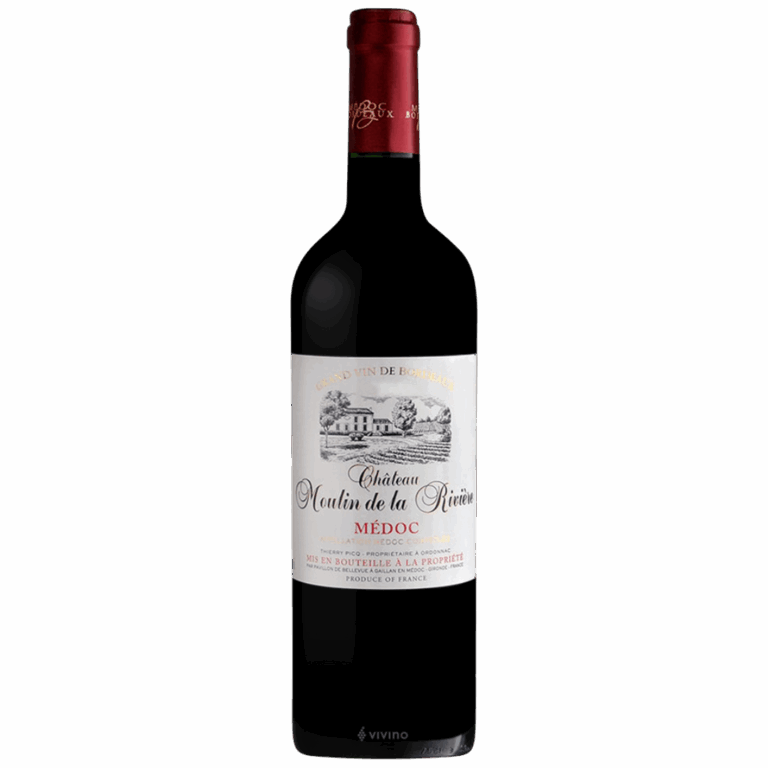 CHÂTEAU MOULIN DE LA RIVIERE VIN ROUGE MÉDOC
