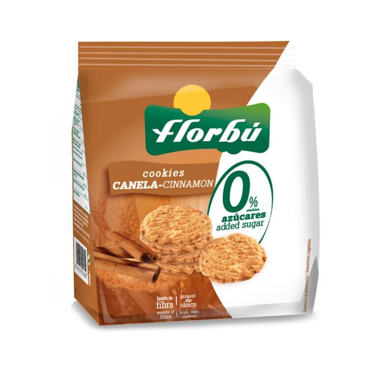 FLORBU BISCUITS À LA CANNELLE 0% SUCRE AD 130G