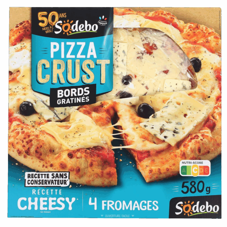 SODEBO PIZZA CRUST 4 FROMAGES 580G