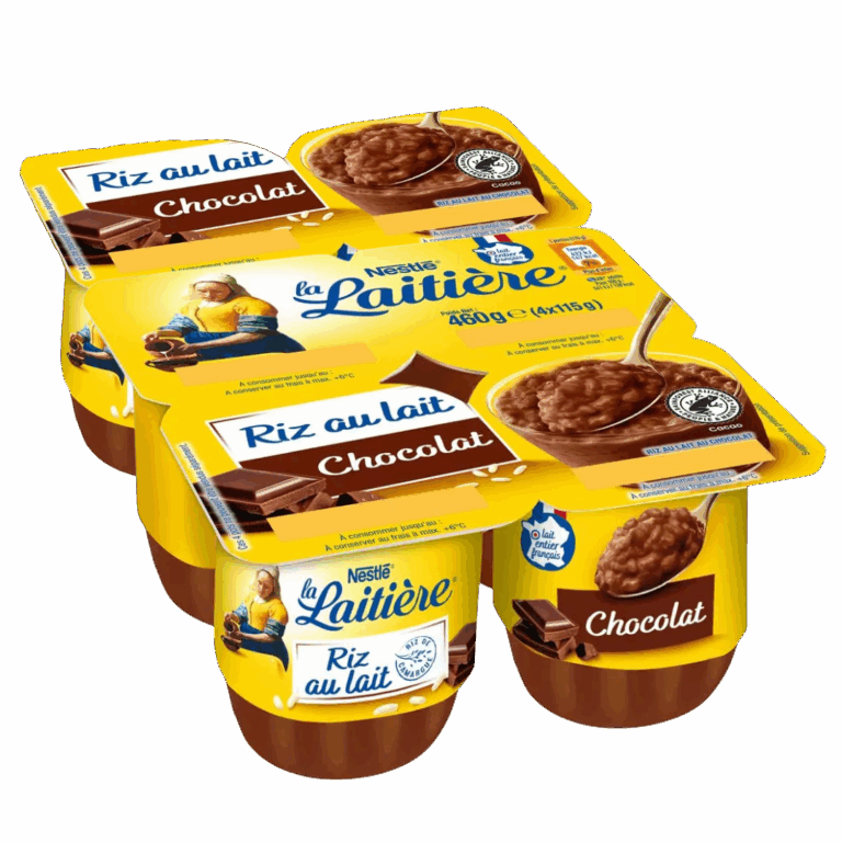 LA LAITIERE  RIZ AU LAIT CHOCOLAT 6X115G