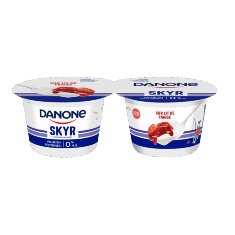 DANONE SKYR LIT DE FRAISE 2X145G