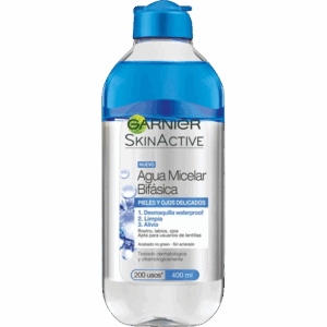 GARNIER ÁGUA MICELAR BIFÁSICA SKIN ACTIVE 400ML