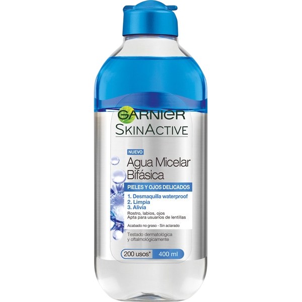GARNIER ÁGUA MICELAR BIFÁSICA SKIN ACTIVE 400ML