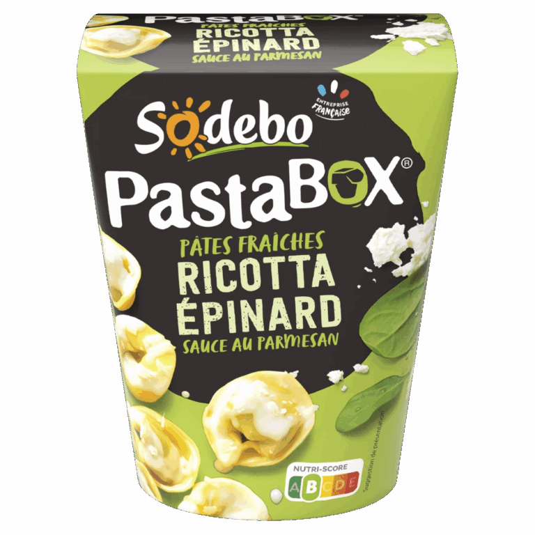 SODEBO PASTA BOX RICOTTA EPINARDS 280G