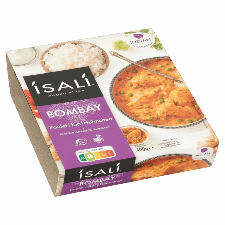 ISALI RIZ BASMATI AU POULET BOMBAY 400G