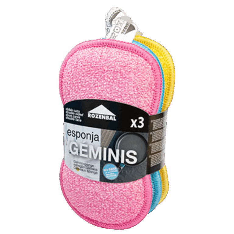 ROZENBAL EPONGES À RÉCURER ANTI-RAYURES 3P