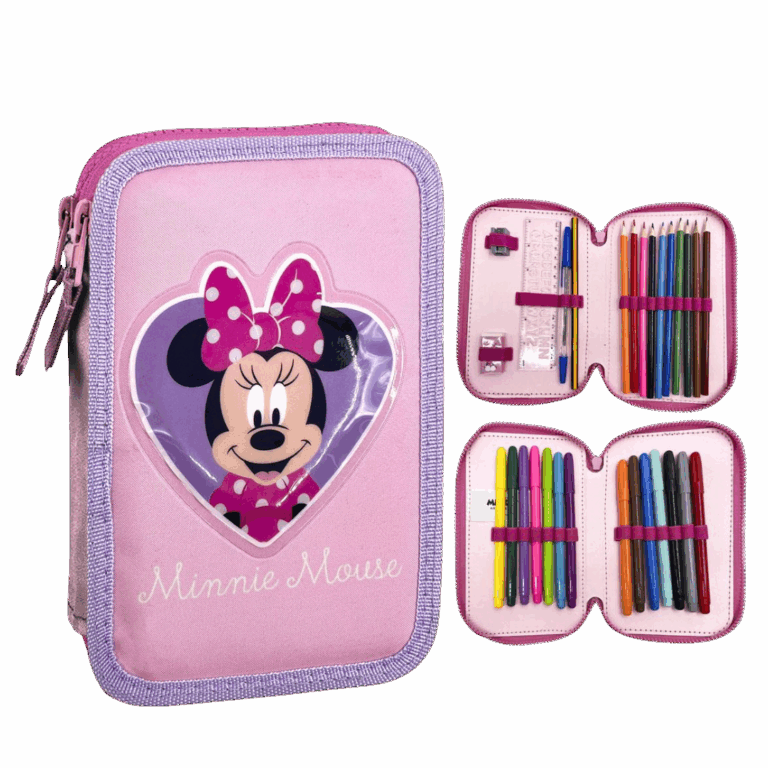 CERDÁ TROUSSE À CRAYONS DOUBLE MINNIE