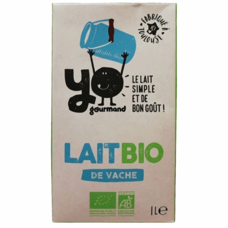 YO GOURMAND LAIT DEMI ÉCRÉMÉ BIO 1L
