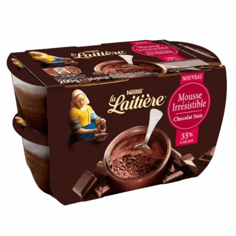 LA LAITIERE MOUSSE IRRESISTIBLE CHOCO NOIR 4X50G
