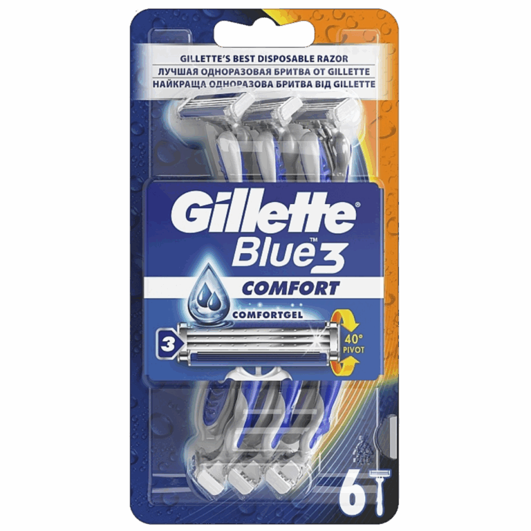 GILLETTE RASOIRS JETABLES BLUE3 COMFORT 6U