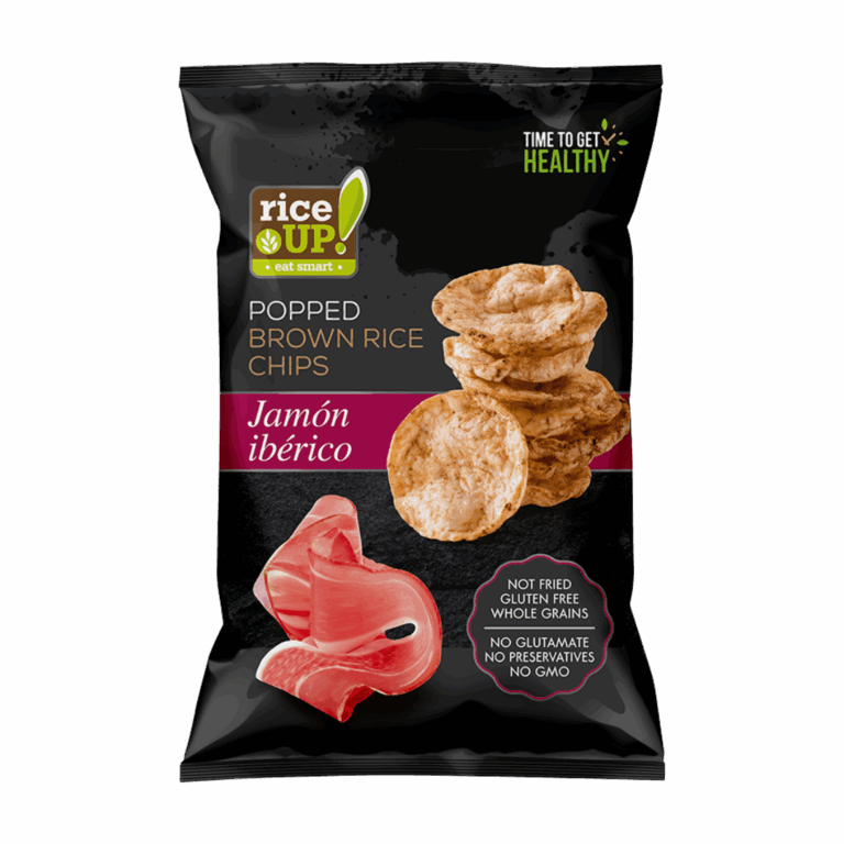 RICEUPS CHIPS SEM GLÚTEN SABOR PRESUNTO 60G