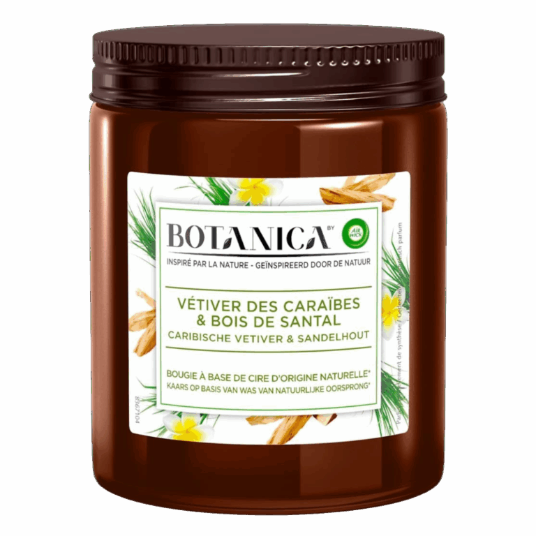 AIRWICK BOUGIE BOTANIQUE VETIVER DES CARAIBES 20