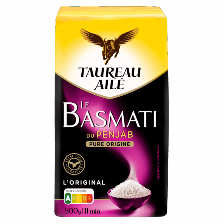 TAUREAU AILE RIZ BASMATI PENJAB 500G