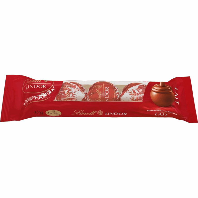 LINDT TRIO DE LAIT LINDOR 37G