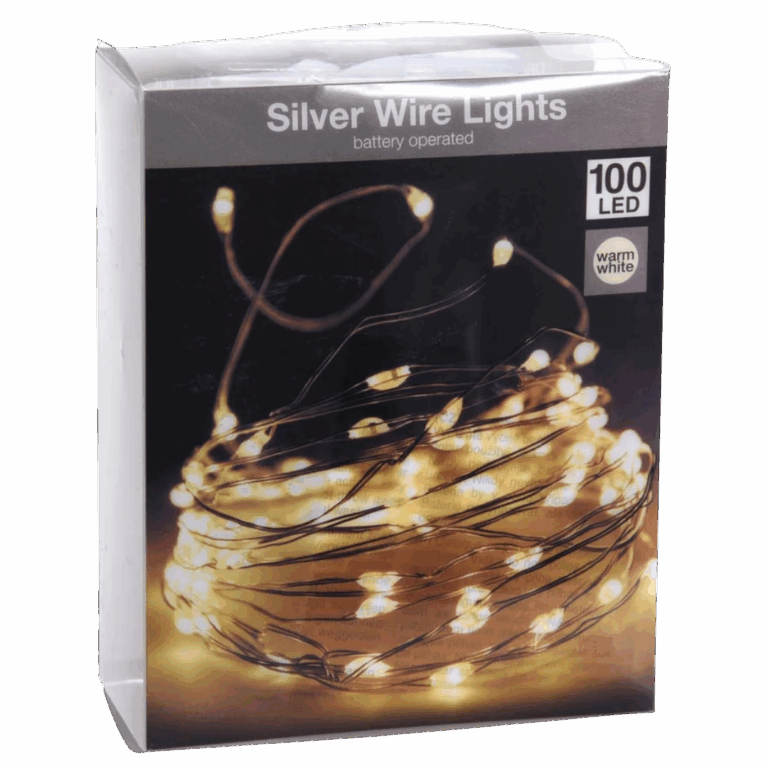  JUEGO DE 100 LUCES LED BLANCAS