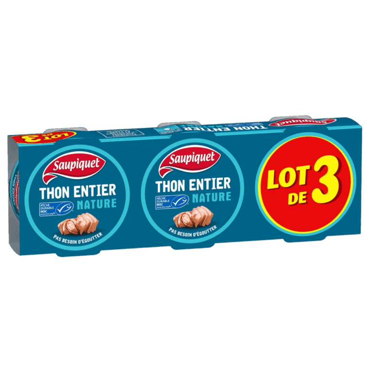 SAUPIQUET THON ENTIER MSC X3 336G