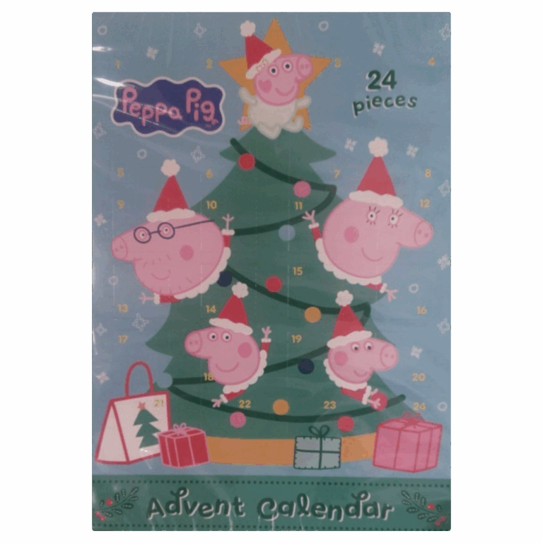 PEPPA PIG CALENDÁRIO DO ADVENTO 65G