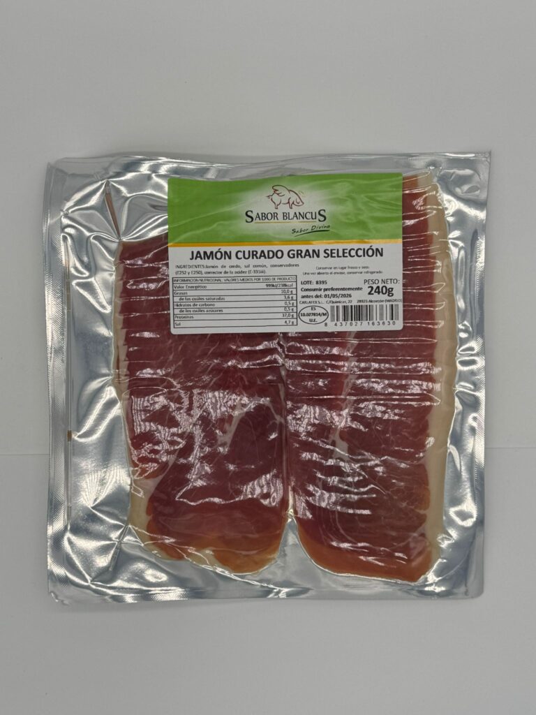 SABOR BLANCUS JAMON CURADO GRAN SELECCION 240G