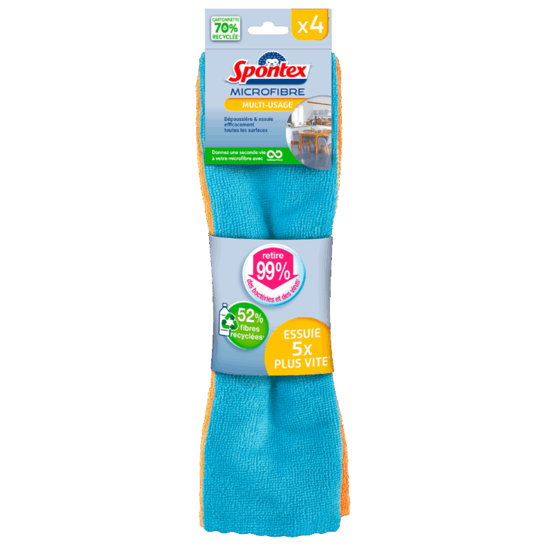 SPONTEX BAYETA MICROFIBRE ECONOMIC 4UD