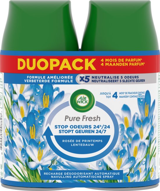 AIRWICK REFIL FRESHMATIC SPRING DEW 2X250ML