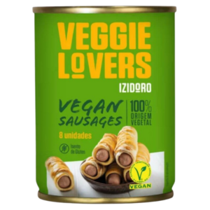 IZIDORO SALSICHAS VEGAN VEGGIE LOVERS 8UN 180G
