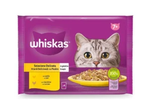 WHISKAS SELEÇÃO AVES SÉNIOR 4X85G