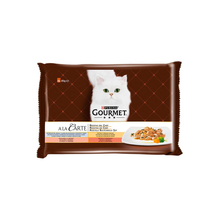 PURINA GOURMET COMIDA HÚMIDA ADULTO A LA CARTE 4X85G