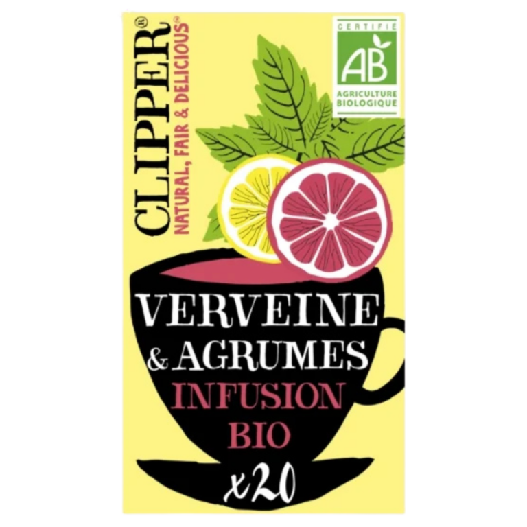 CLIPPER INFUSION VERVEINE AGRUMES 20U