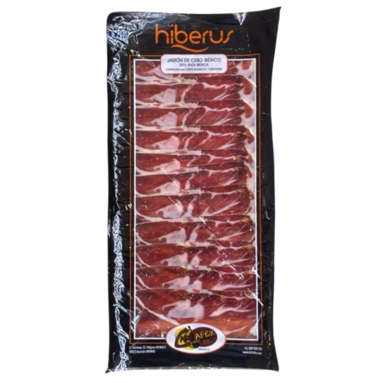 HIBERUS JAMBON IBÉRIQUE 50% TRANCHES 170G