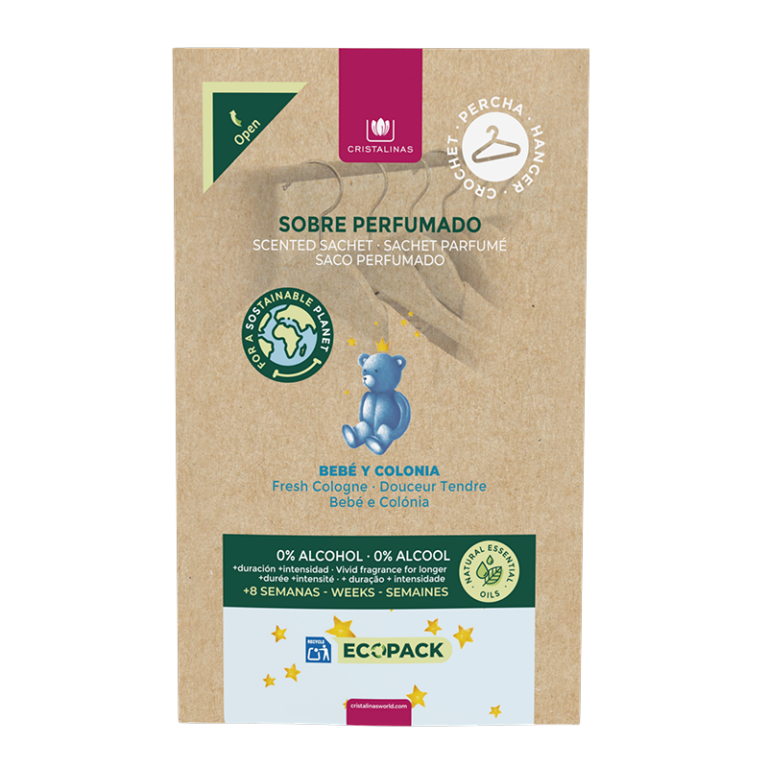 CRISTALINAS AMBIENTADOR ARMÁRIO ECOPACK BEBÉ