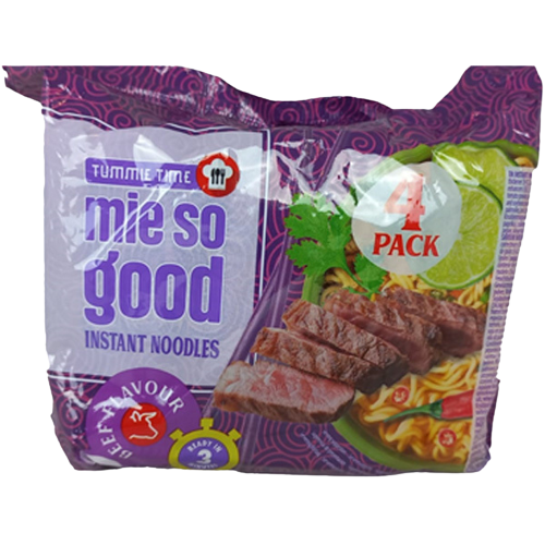 TUMMIE TIME NOODLES DE VITELA MIE SO GOOD 4X60G