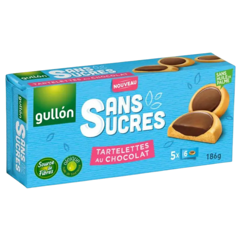 GULLON TARTELETTES AU CHOCOLAT 0 SUCRE 186G