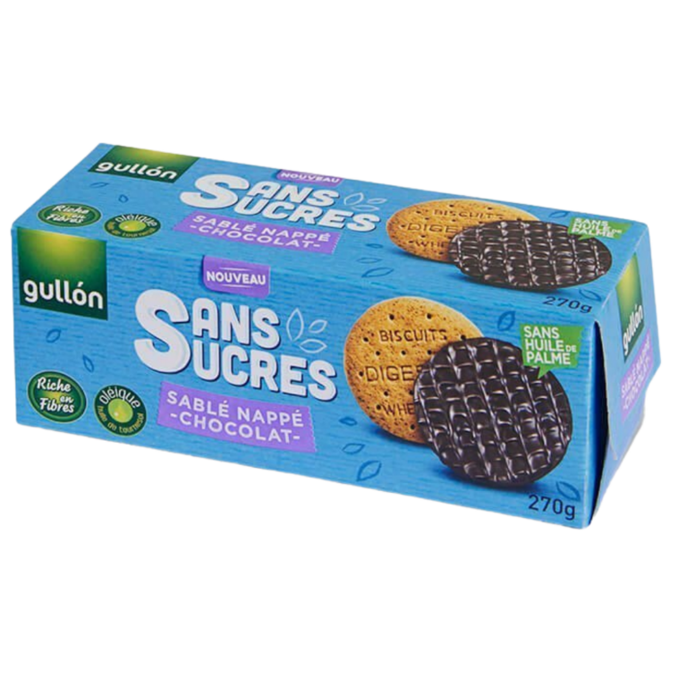 GULLON SABLÉ SNAPPÉS CHOCOLAT 0 SUCRE 270G