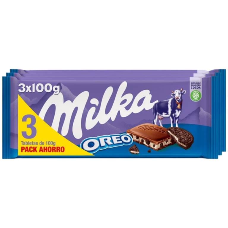 MILKA CHOCOLATE OREO PACK 3X100G 