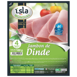 ISLA MONDIAL JAMBON DE DINDE 4T 120G