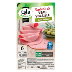 ISLA MONDIAL ROULADE DE VEAU VOLAILLE OLIVES 120G
