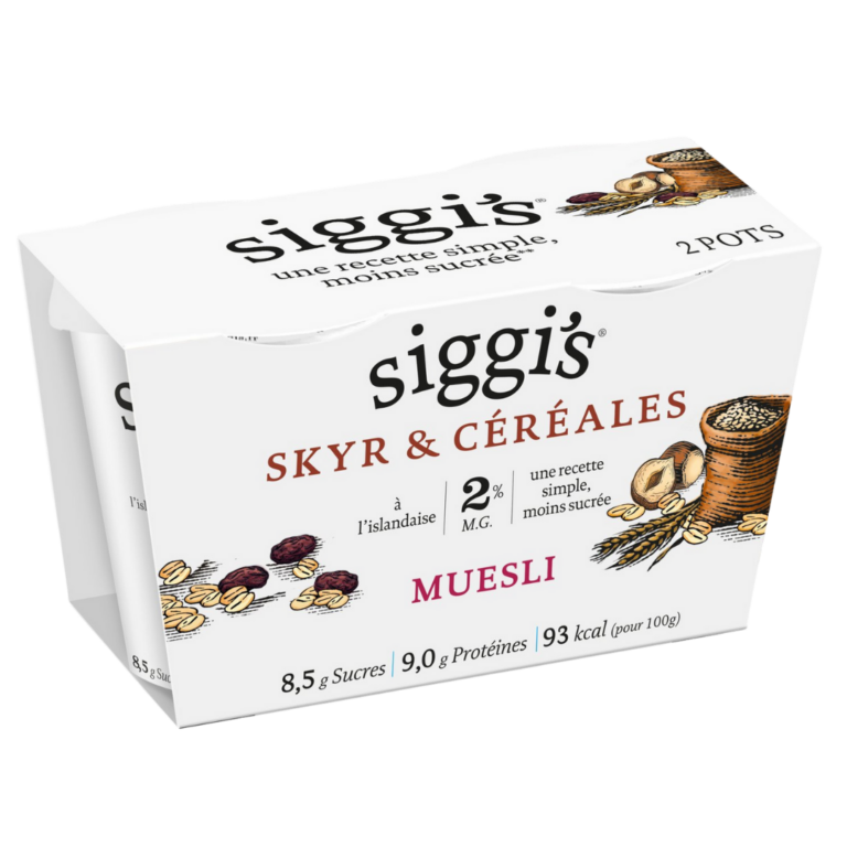 SIGGI’S YAOURT AU MUESLI 2X140G