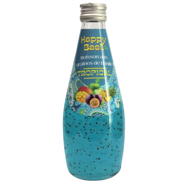 HAPPY BASIL BOISSON TROPICAL GRAINES BASILIC 290 ML