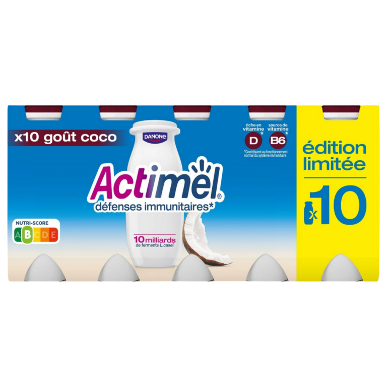 ACTIMEL YAOURT À BOIRE COCO 100G 10U