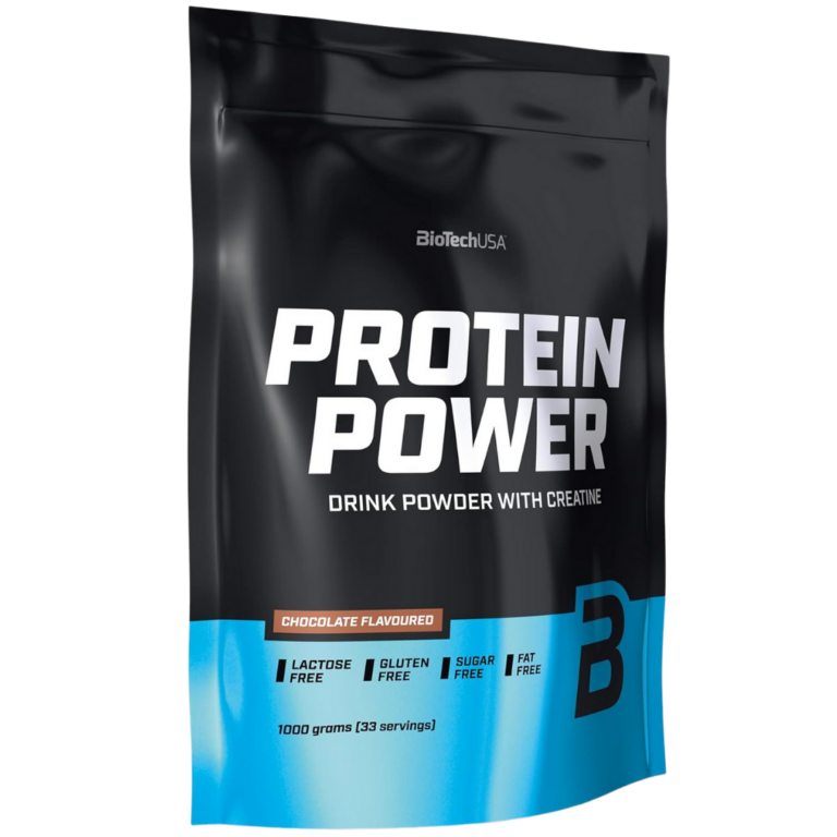 BIOTECH USA PROTEÍNA POWER MORANGO E BANANA 1KG