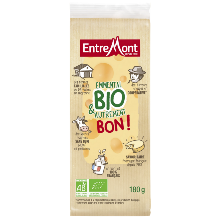 ENTREMONT EMMENTAL BIO 180G